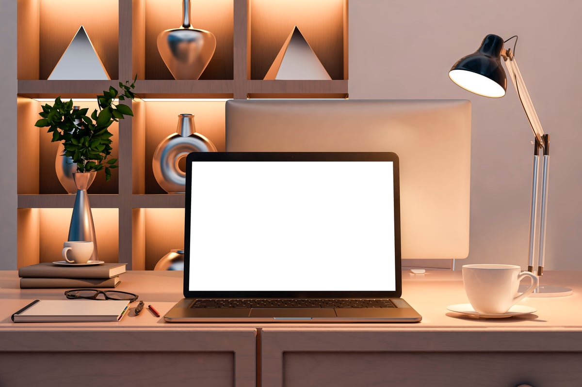 Premium web design workspace